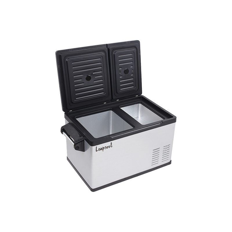 LP-35G/45G/55G Dual temperature and dual control two-zone portable refrigerator